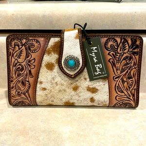 NWT Myra Bag Roscoe Ridge Tooled Wallet